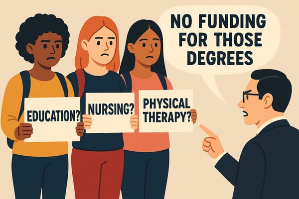 Trump Administration Redefines "Professional" Degrees, Excluding Nursing and Other Key Fields