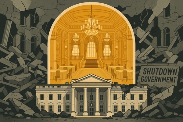 A $250 Million White House Ballroom and A Government Shutdown